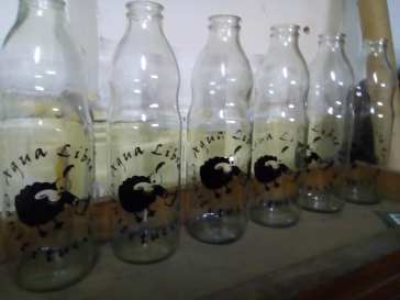 Clase de serigrafia, haciendo botellas 2